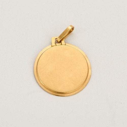 Pendentif Médaille ange en or jaune 58 Facettes COG04723