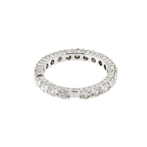 Bague 54 Alliance américaine diamants 2,10 ct 58 Facettes 37140