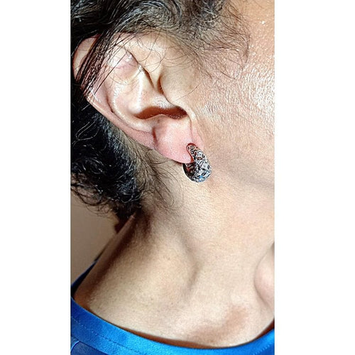 Boucles d'oreilles Boucles d'oreilles en or blanc avec diamants taille brillant et huit-huit 58 Facettes G3775