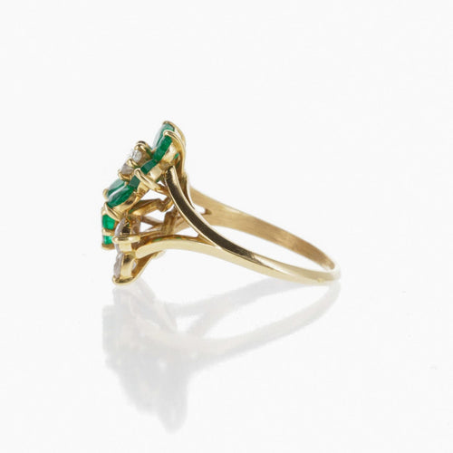 Bague 55 Bague Mauboussin en Or, Emeraudes et Diamants 58 Facettes 2.17688