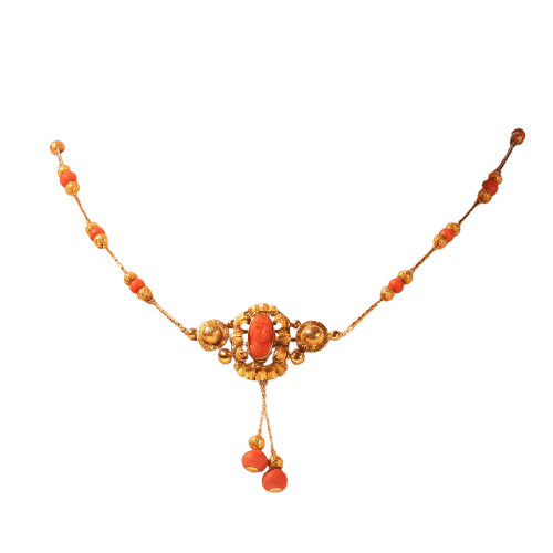 Montre Élégance antique : un chef-d'œuvre français en camée de corail 58 Facettes 20274-0182