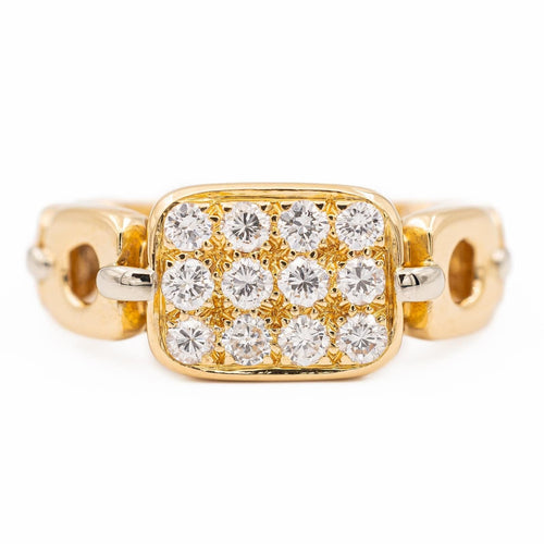 Bague 57 Bague Or jaune Diamant 58 Facettes 2360857CN