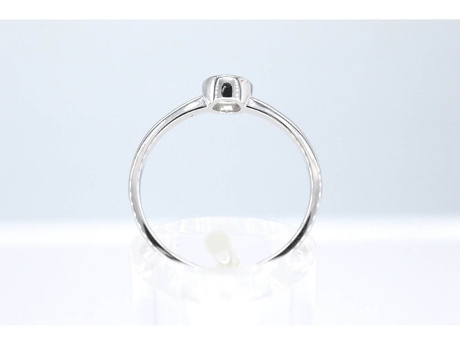 Bague Bague en or blanc avec un diamant taille brillant 58 Facettes 2088