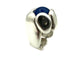 Bague 55 GILBERT ALBERT. Bague scuplture en argent et or 18K 58 Facettes