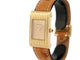 Montre vintage montre BOUCHERON reflet 30mm en or jaune 18k + cuir autruche 58 Facettes 267769