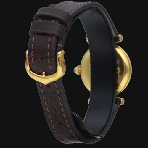 Montre Cartier Montre Must De Cartier Vermeil 58 Facettes MT41201