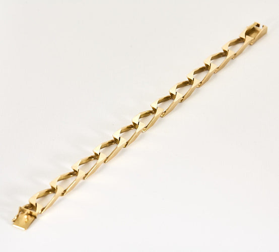 Bracelet Bracelet gourmette en or jaune 58 Facettes NAR0582