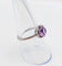 Bague solitaire Art Déco platine et améthyste 58 Facettes A05353