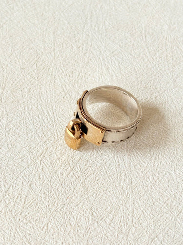 Bague 49 HERMÈS - Bague Kelly Cadenas 58 Facettes WC-2025-2330