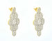 Boucles d'oreilles Boucles d'oreilles en or jaune 14 carats serties de diamants de 5,76 carats 58 Facettes 10419