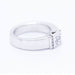 Bague 53 Bague en or blanc avec diamants 58 Facettes N102929EJ