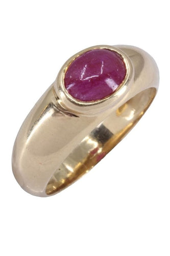 Bague 59 BAGUE JONC RUBIS 58 Facettes 086211