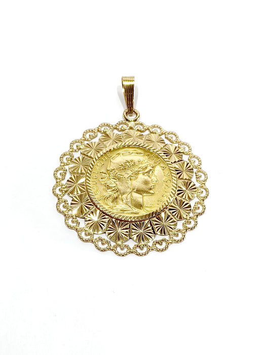 Pendentif Pendentif Louis d'or 58 Facettes