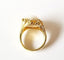 Bague 53 Bague or jaune 18k - Perle Mabé et diamant 58 Facettes