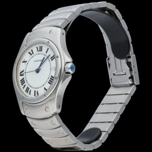 Montre Cartier Montre Santos Ronde 58 Facettes MT44439