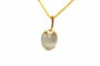Pendentif Pendentif contemporain serti d’un quartz rutilé en or jaune 18 carats 58 Facettes B796