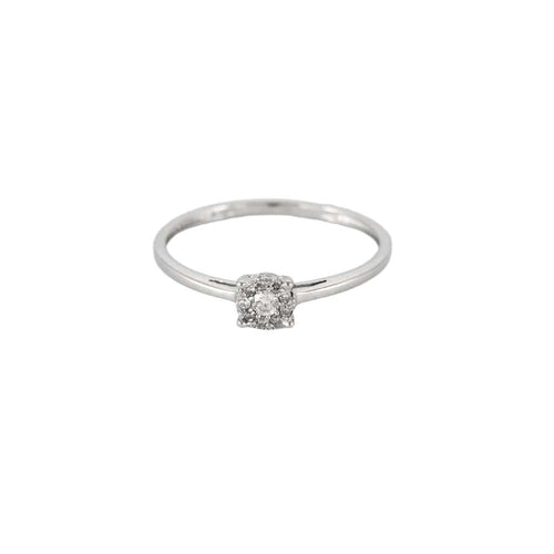 Bague Bague  brillants or blanc 58 Facettes 2086185