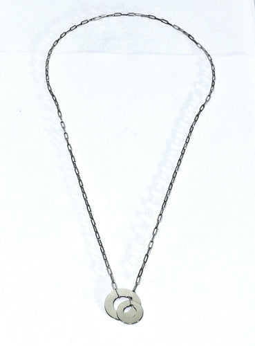 Dinh Van - Ketting "Doelwit" Witgoud 