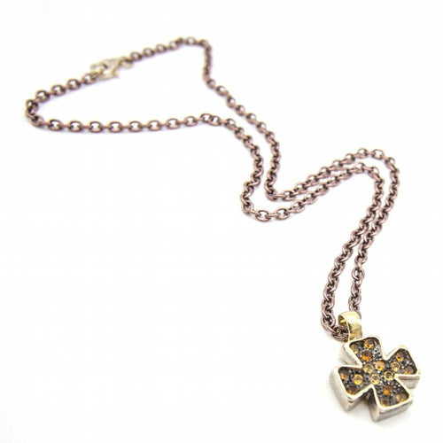 Collier Collier Croix de citrines 58 Facettes D363908SO