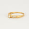 Bague 59 Bague or jaune ornée de diamants 58 Facettes 220-2