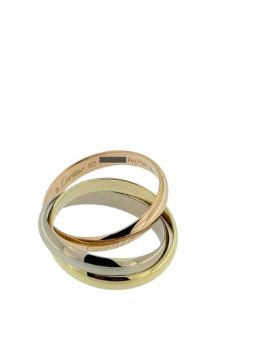 Bague 57 Bague triple or Trinity de Cartier 58 Facettes