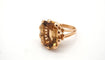 Bague 53 Bague or jaune et citrine 58 Facettes