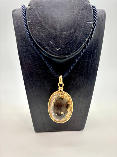 Pendentif Pendentif imposante citrine 58 Facettes M8942