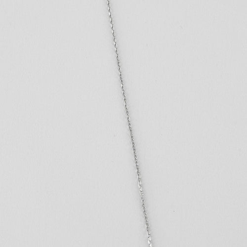 Collier COLLIER OR BLANC 3 DIAMANTS 0,60ct 58 Facettes M8927