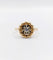Bague 50.5 Bague fleur Art Déco or rose et diamant 58 Facettes A06258