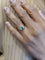 Bague 55 Bague moderne émeraude et diamants 58 Facettes 085411