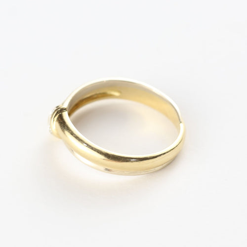 Bague 55 Solitaire en or jaune avec diamant 58 Facettes 129068-I