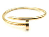 CARTIER. Bracelet "Juste un clou", or rose 16cm (full set) 58 Facettes