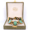 18 KT YELLOW GOLD BRACELET - NATURAL CHRYSOPRASE