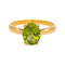 Bague 53 Bague  Or rose Péridot 58 Facettes 4947320RV