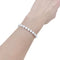 Bracelet Bracelet ligne, or blanc et diamants. 58 Facettes 34925