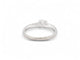 Bague 50 bague solitaire 0.63ct gia t50 or blanc 18k + alliance sertie diamant 0.1ct 58 Facettes 270398