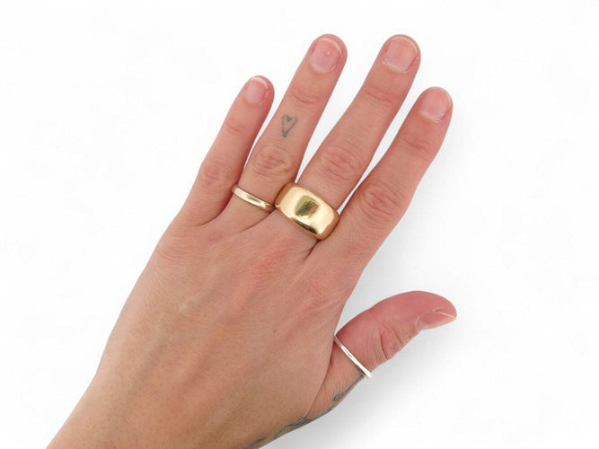 Bague 57 vintage bague CARTIER nouvelle vague t57 en or jaune 18k 12.9 gr 58 Facettes 269961