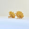 Boucles d'oreilles Boucles d’oreilles motif floral en or jaune 58 Facettes GEL-ER-FLW-YG