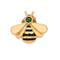 Broche CARTIER - Broche abeille en or jaune et émeraude, vers 1990 58 Facettes G13934