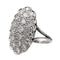 Bague 51.5 Bague Marquise Or blanc Diamant 58 Facettes 2867339CN