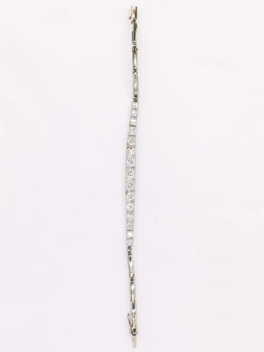 Bracelet vintage chute de diamants 2,5 ct 58 Facettes J437