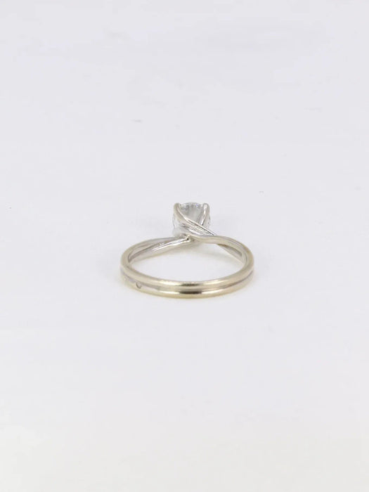 Bague 53 Bague solitaire diamant taille brillant 58 Facettes J215