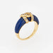 Bague 54 Bague Cartier Double C en diamants et lapis-lazuli des années 1970 58 Facettes G13565