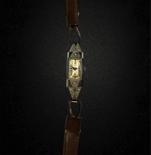 Montre Montre Ardath dame Art Déco 58 Facettes