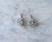 Boucles d'oreilles Boucles d'Oreilles Marguerite Diamants Taille Rose 58 Facettes