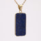 Pendentif Pendentif plaque lapis lazuli or jaune 58 Facettes 25-060