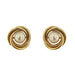 Boucles d'oreilles Boucles d'oreilles lobes or jaune et perles 58 Facettes 33955