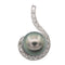 Pendentif Pendentif Or blanc Perle de tahiti 58 Facettes 3079901CN