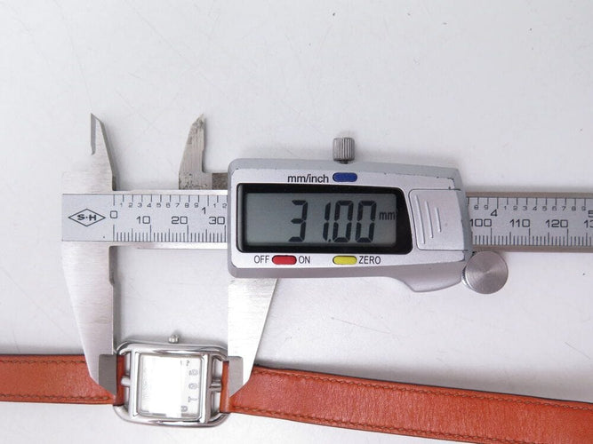 Montre montre HERMES cape cod pm 31 mm quartz double tour en cuir 58 Facettes 260721