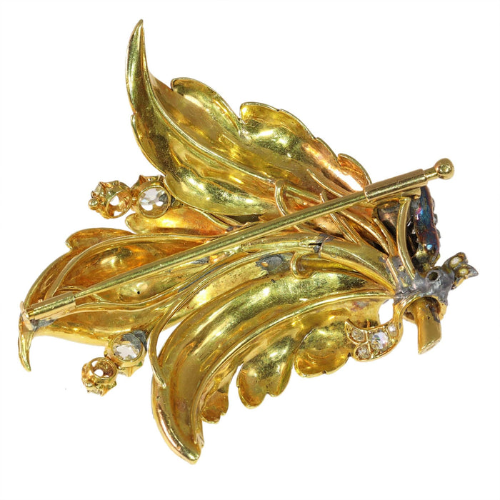 Broche Inoubliable et unique : le charme d'une broche victorienne avec perle et diamants 58 Facettes 24298-0149